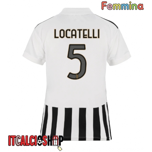 Juventus Manuel Locatelli #5 Prima Maglia Femmina 2026-27 Manica Corta